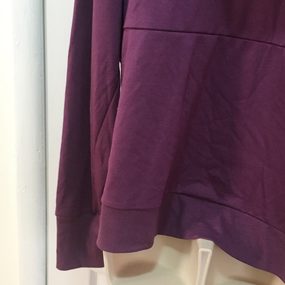 All in Motion Ponte Stretch Sweatshirt Plum Purple - Picture 8 of 8